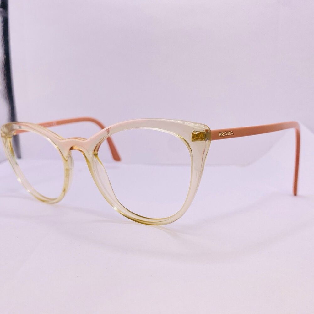 Prada Sunglasses Eyeglasses Authentic Frames VPR 07V 326-1O1 53-20-145 Pink Nude